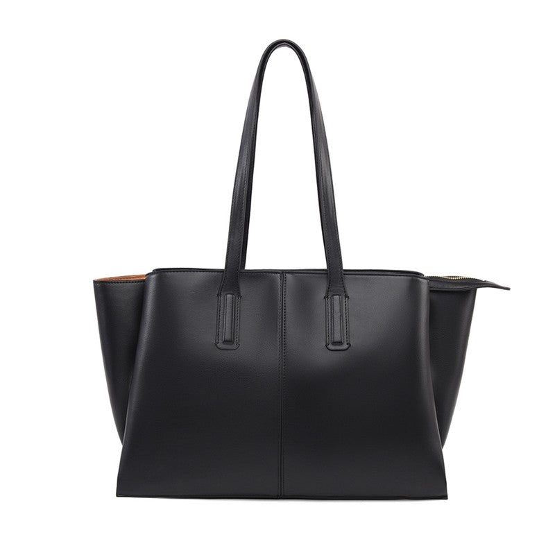 Single Shoulder PU Tote Bag Intellectual Casual Retro Fashion