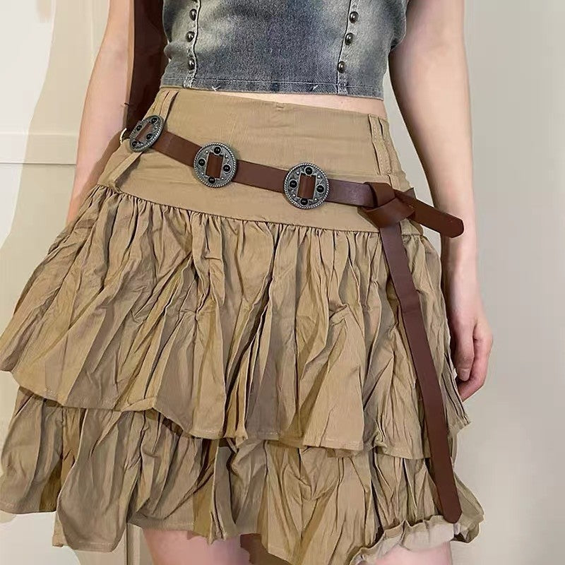 Fashion Matte Wide Edge Belt