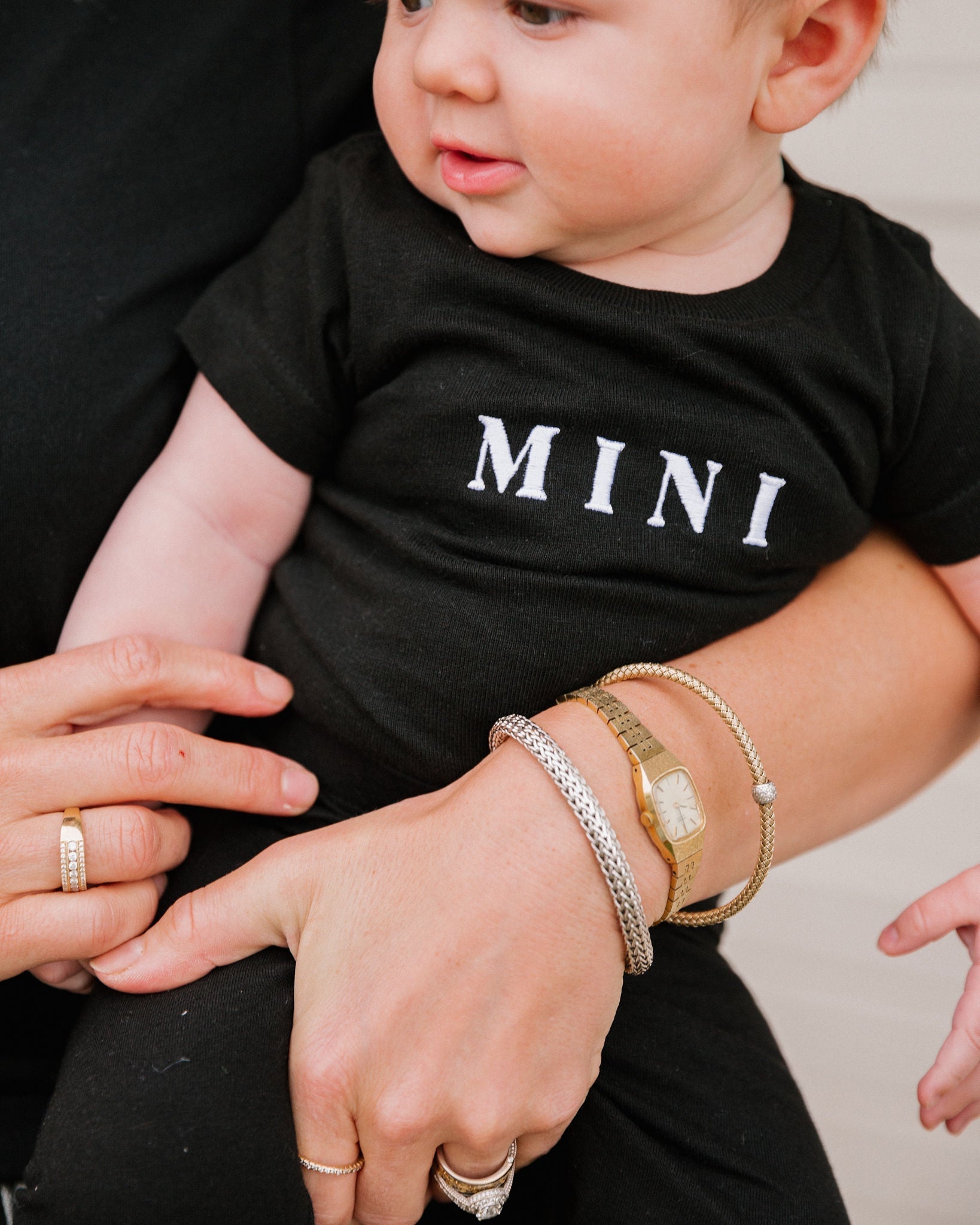 Mini - Embroidered Cotton Tee