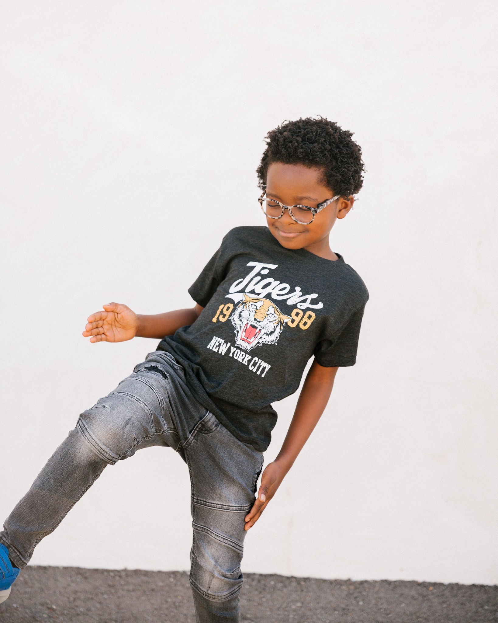 Mini - New York City Tigers Cotton Blend Tee