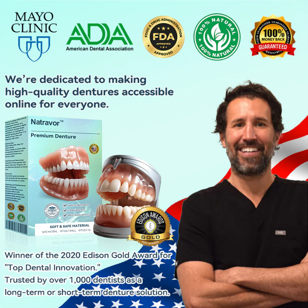 FlexiSmile Dentures - A Secure Smile, A Youthful Face + 50% OFF