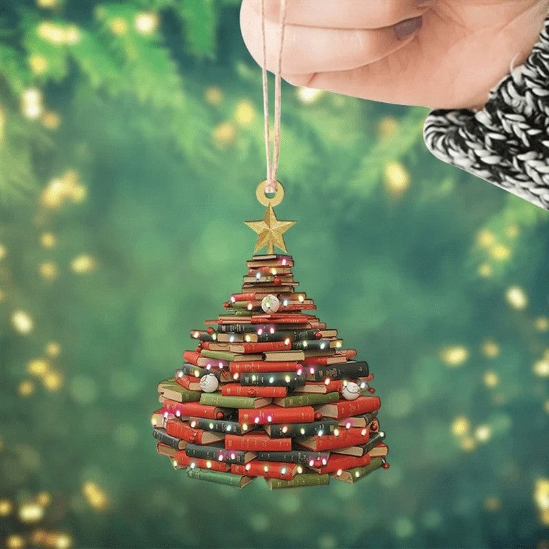 Creative Christmas Book Ornaments