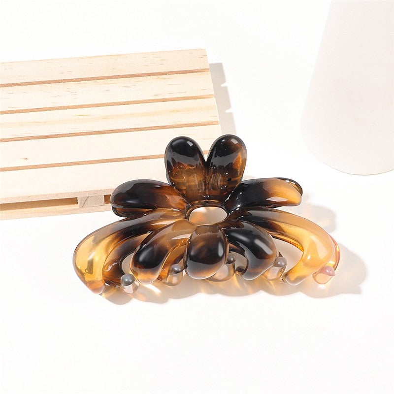 Durable Elegant Floral Hair Claw Clip