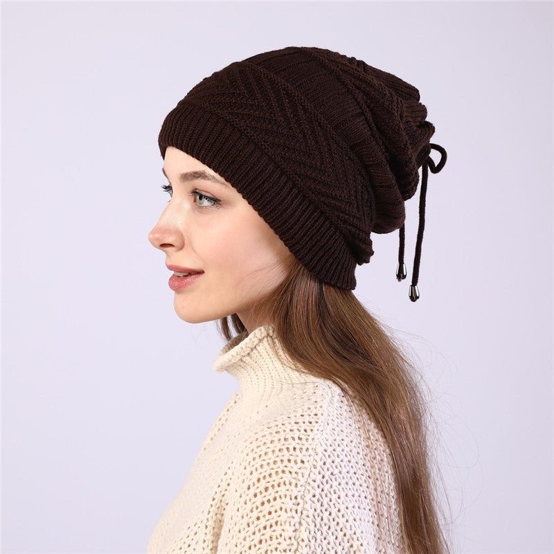 Dual Purpose Knitted Neck Warmer Beanie