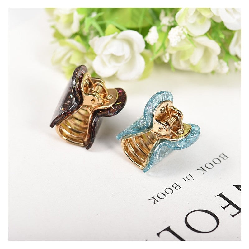 Tinsel Detail Acrylic Hair Claw Clip