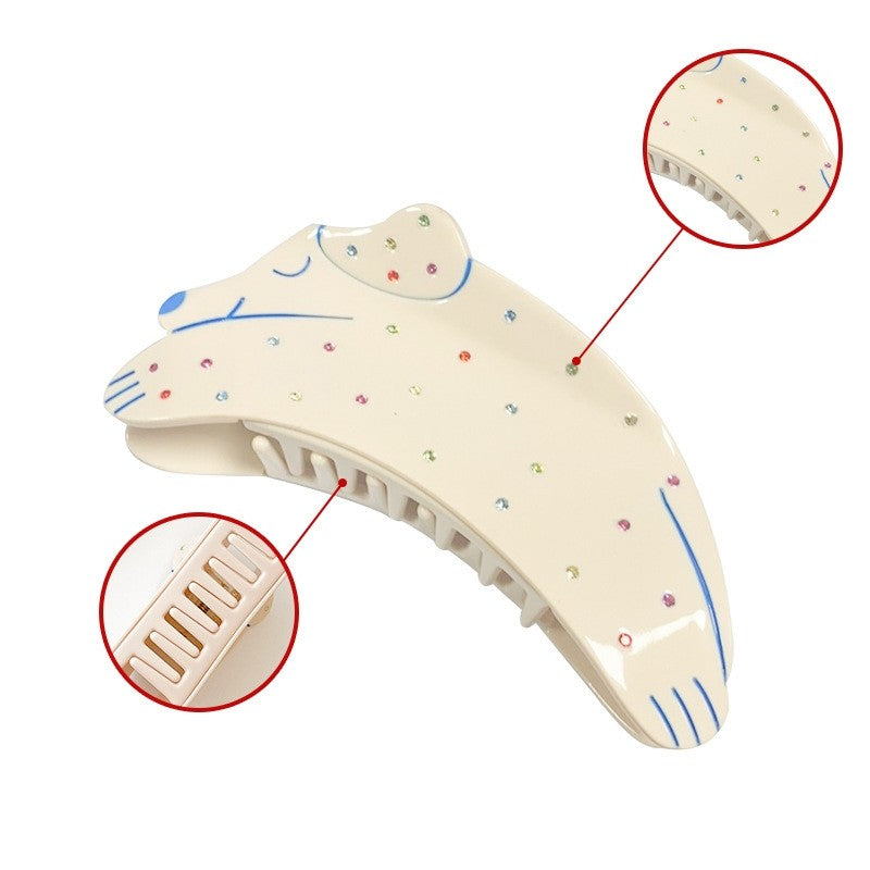 Lovely Dog Shaped Hair Claw Clip