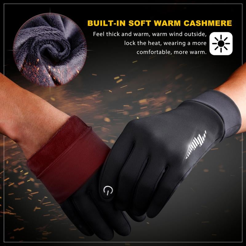 The AuraThermal Touch Gloves - Thermal, Touch Screen Compatible, and All-Weather Grip +  50% OFF