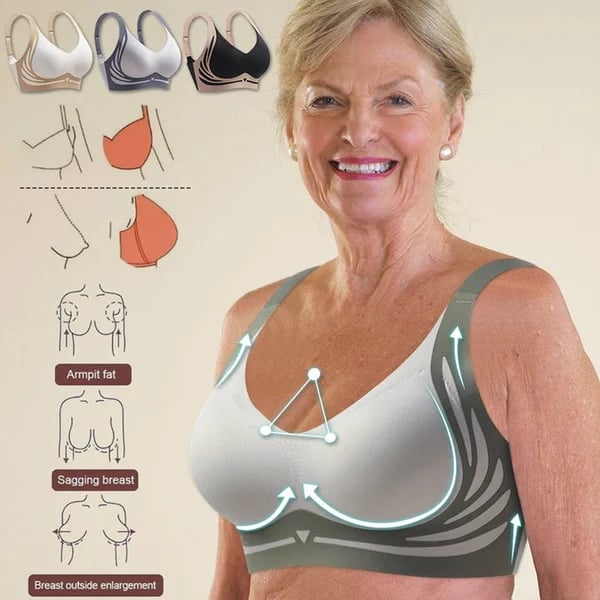 Super Gather Bra ¨C Wireless Push-up Bra for Lift, Shape & All-Day Comfort - 1+2 FREE