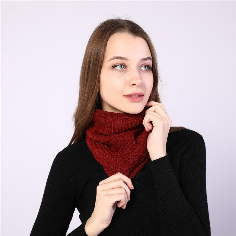 Dual Purpose Knitted Neck Warmer Beanie