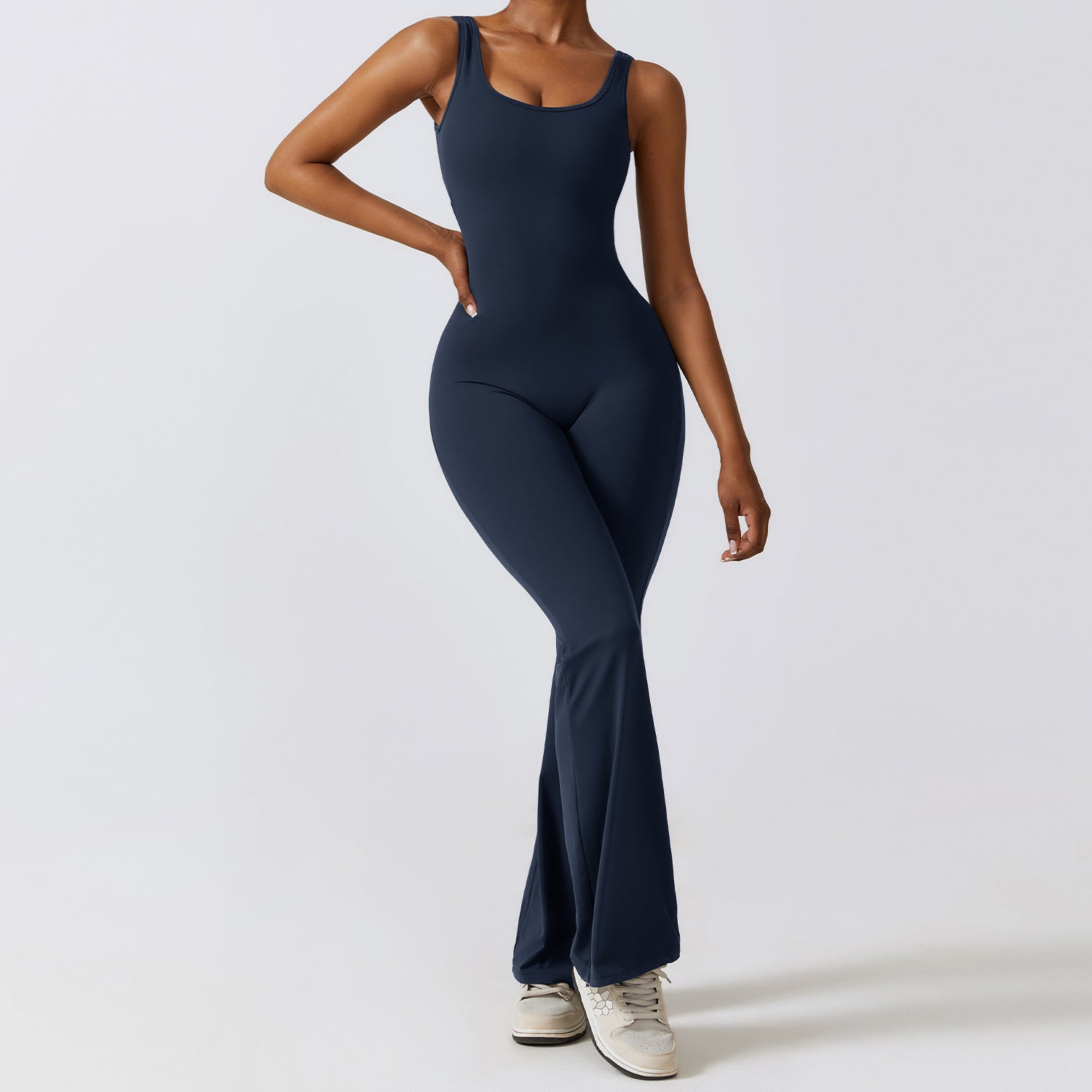 The AuraFlow Backless Jumpsuit - Full Freedom, Sculpted Silhouette + 50% OFF
