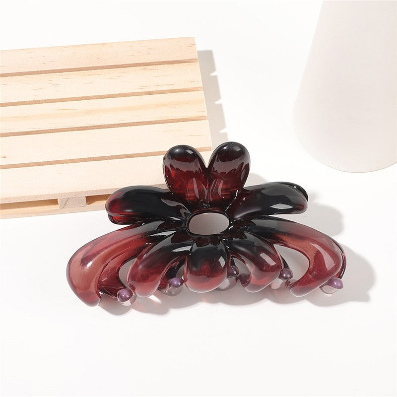 Durable Elegant Floral Hair Claw Clip