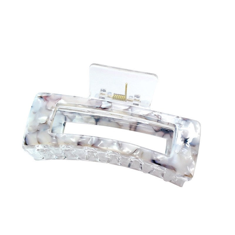 Acetate Marble Print Hair Claw Clip