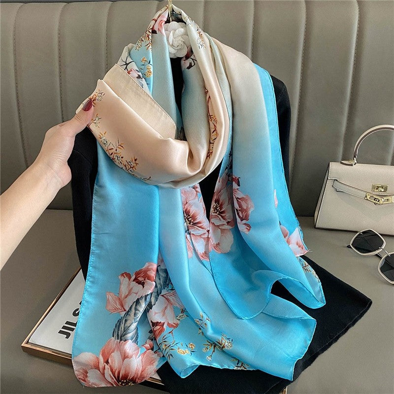 Long  Printed Pattern  Scarf