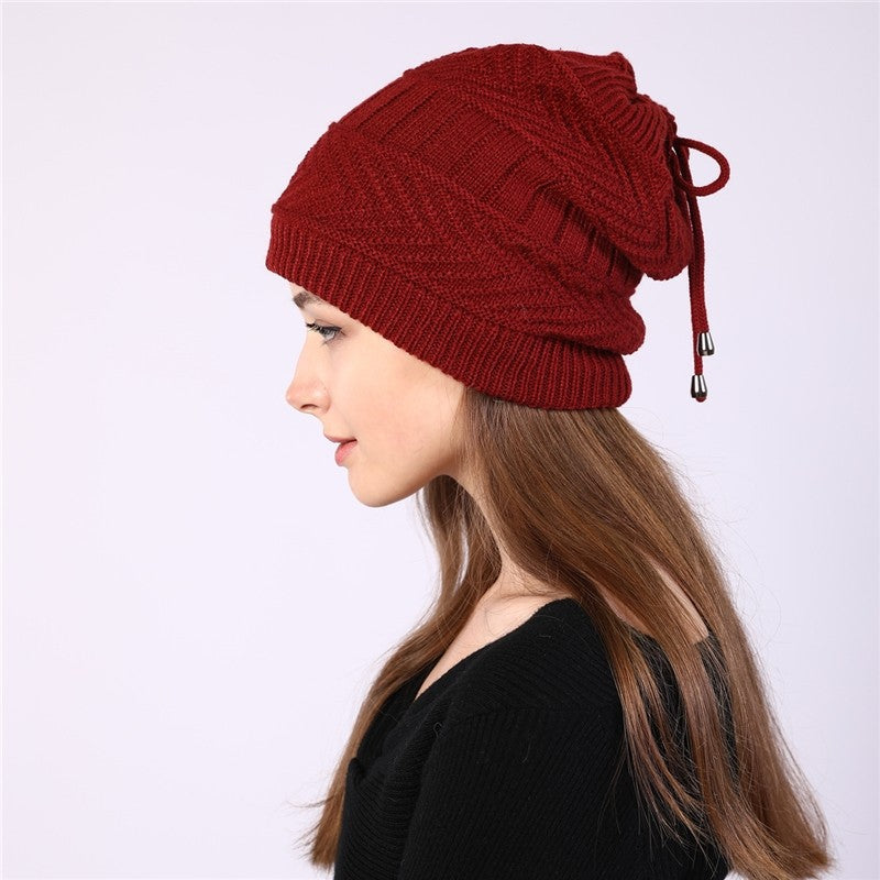 Dual Purpose Knitted Neck Warmer Beanie