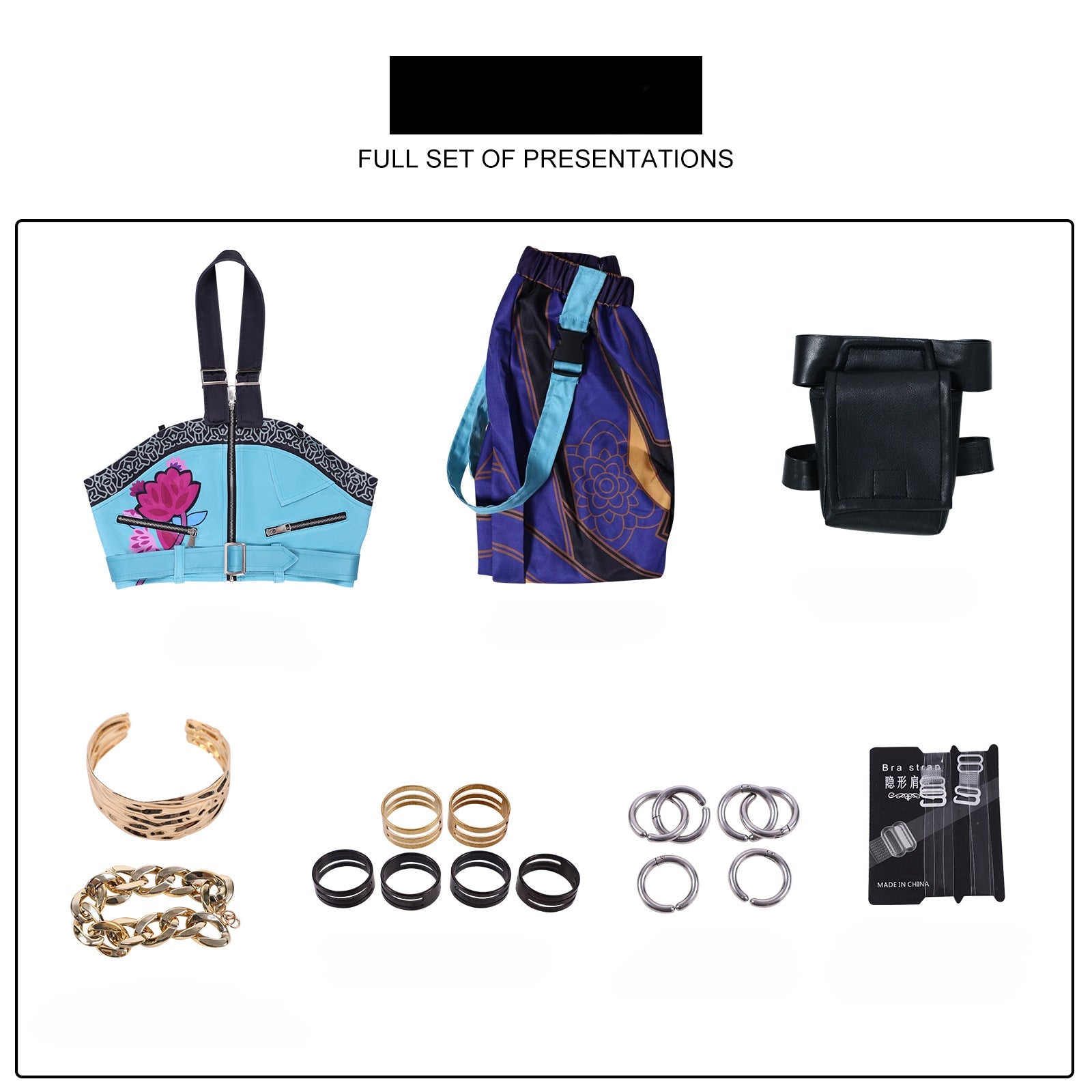 K-POP Demon Hunter Girl Group Cosplay Costume – Lumimira Zoey Outfit