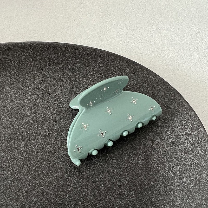 Chic Rhinestone Acetate Hair Claw Clip