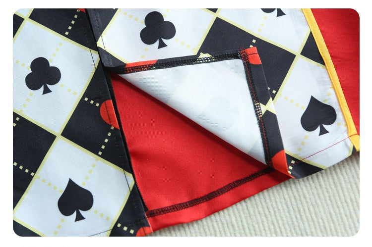 Queen of Hearts Red Cape Cloak