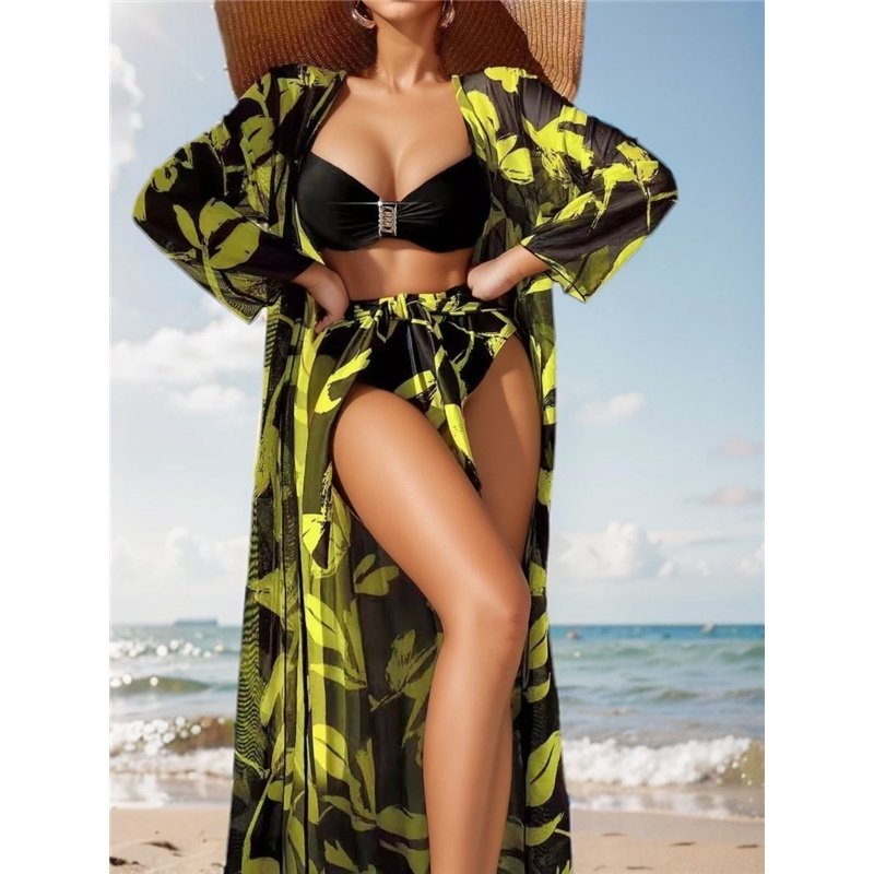 Women's Bikini Set High Waist Swimwear Two Piece