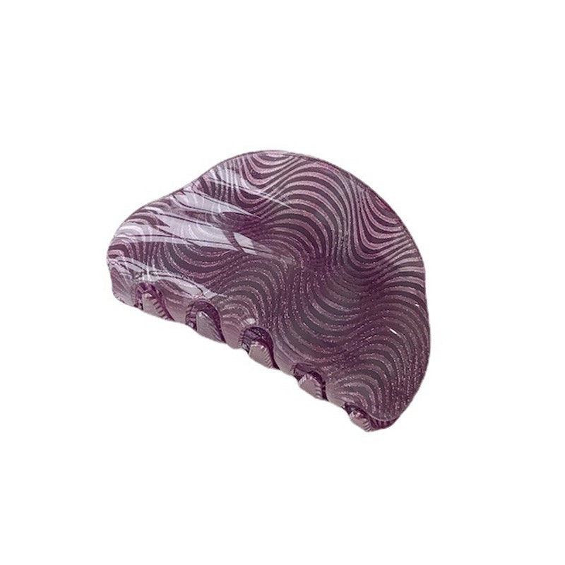 Colorful Wave Print Hair Claw Clip