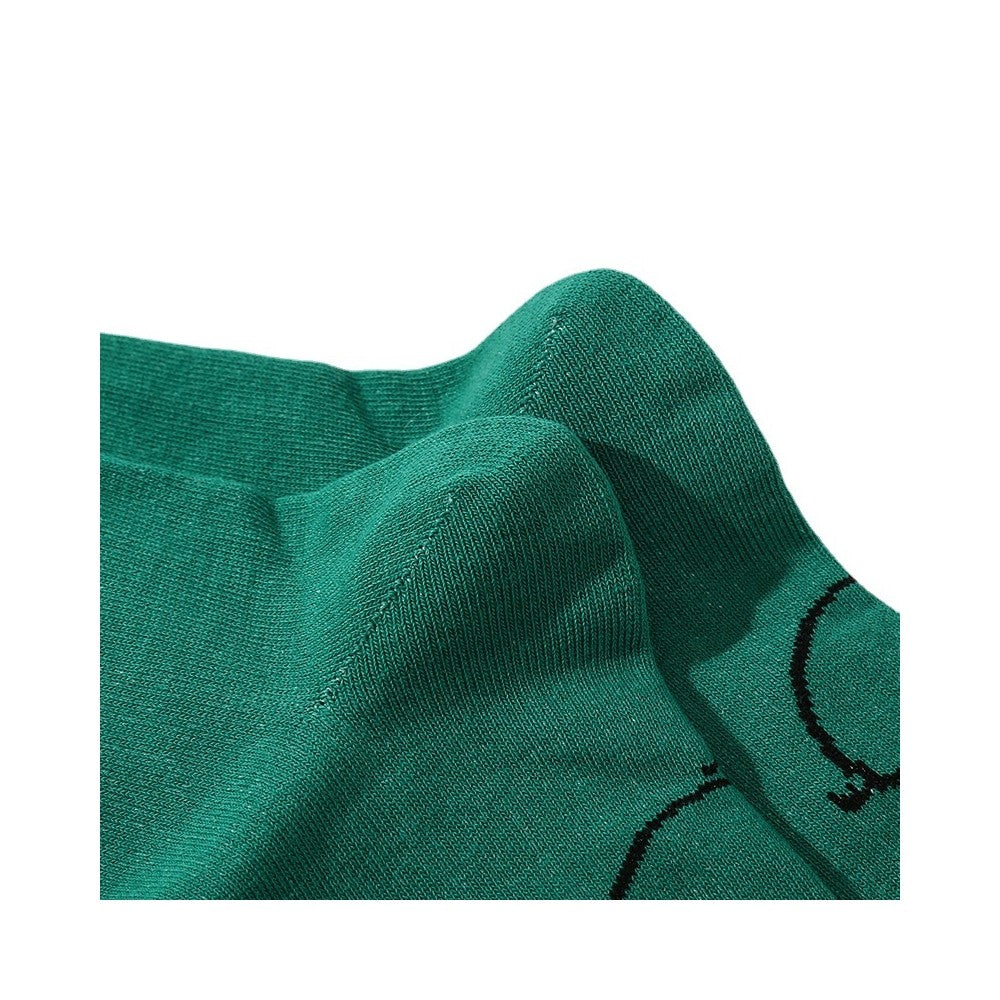 Unisex Cotton Printed Breathable Sports Socks