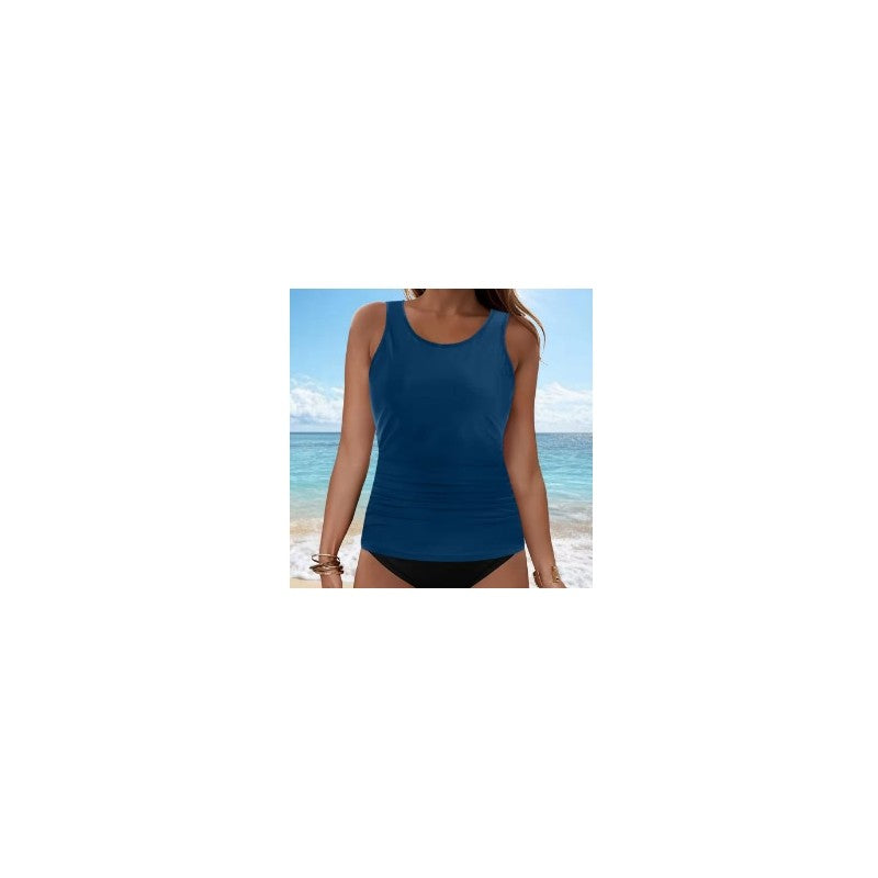 Solid Color Bikini Top For Beach And Hot Spring