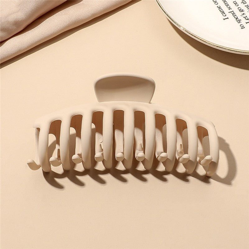 Fashion Solid Matte Hair Claw Clip