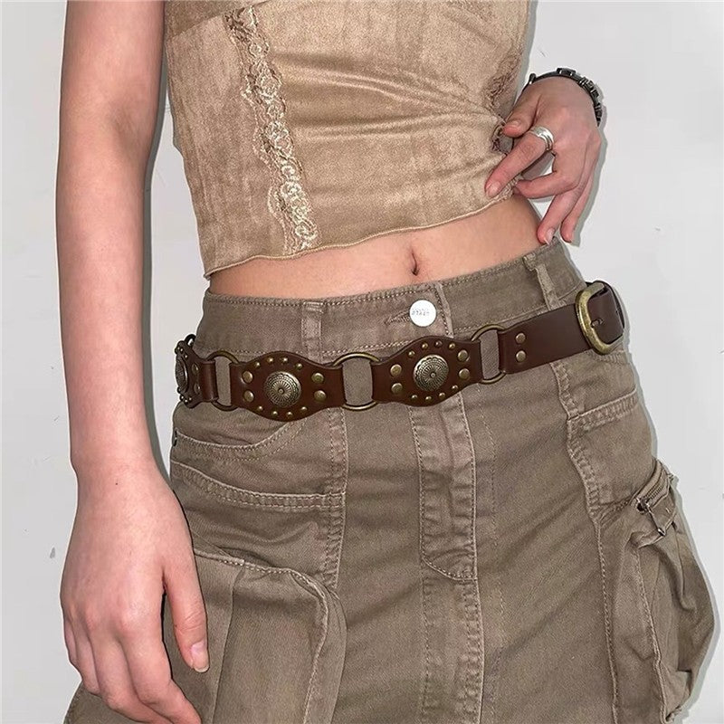 Fashionable PU Wide Belt