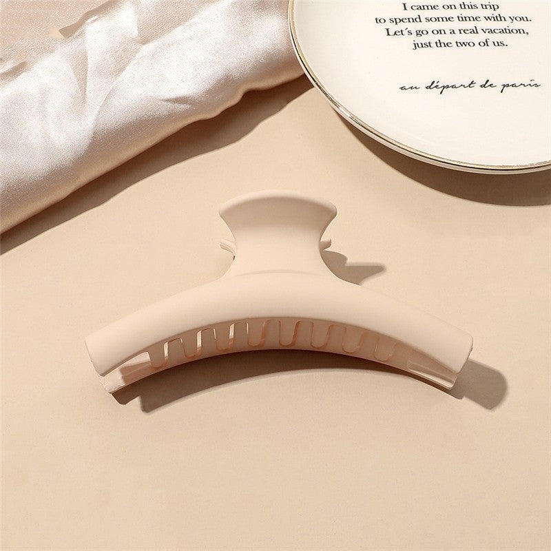 Fashion Solid Matte Hair Claw Clip