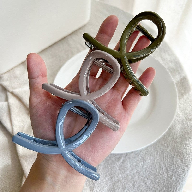 Morandi Color Loop Hair Claw Clip