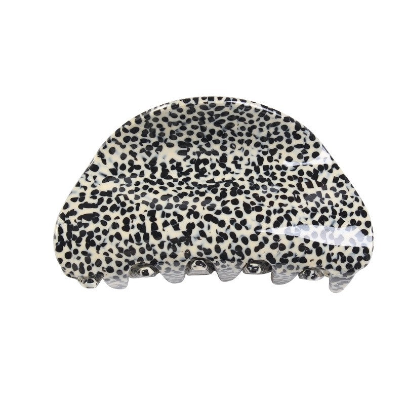 Vintage Dotted Leopard Hair Claw Clip