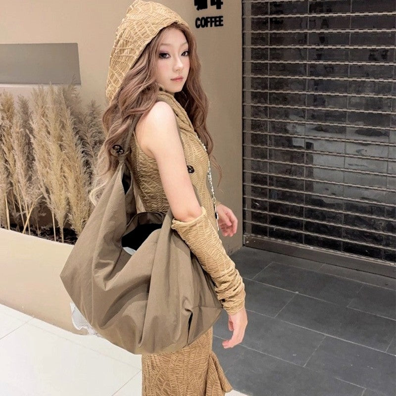 Women's Large Capacity Canvas Shoulder Tote Bag
