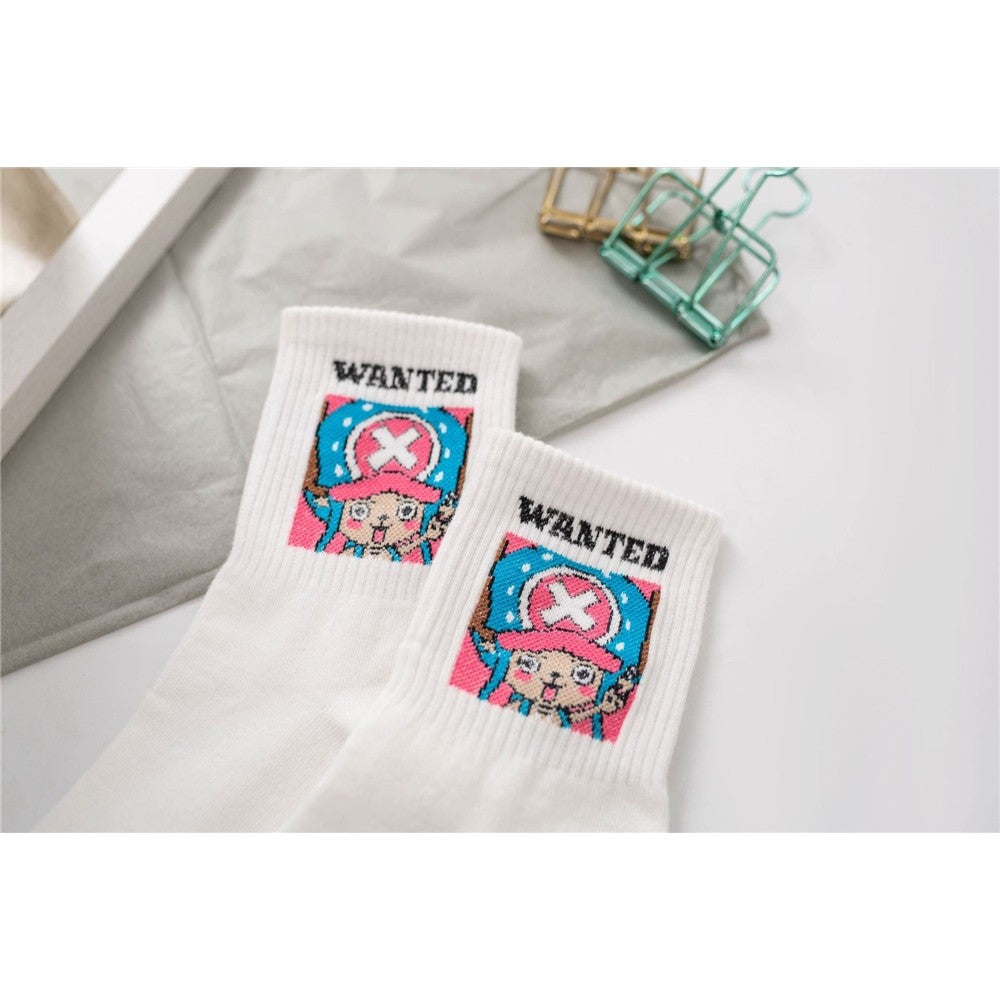 Cute Cartoon Unisex Cotton Sports Socks