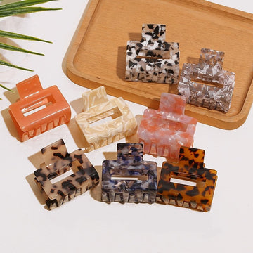 Small Retro Acetate Hair Claw Clip