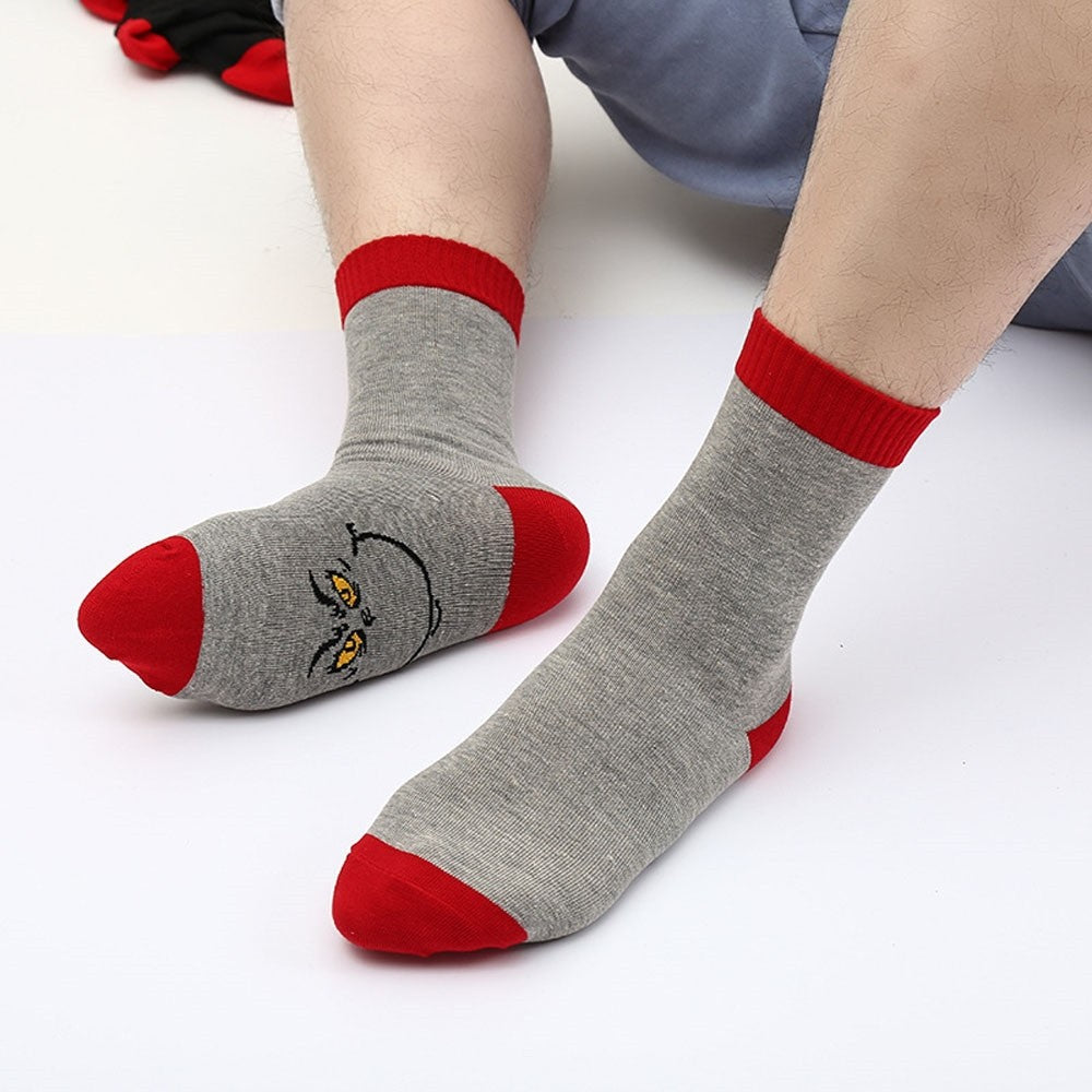 Unisex Cotton Printed Breathable Sports Socks