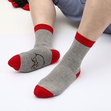 Unisex Cotton Printed Breathable Sports Socks