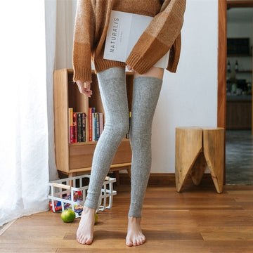 Solid Fried Dough Twists Knee Length Stockings Sets