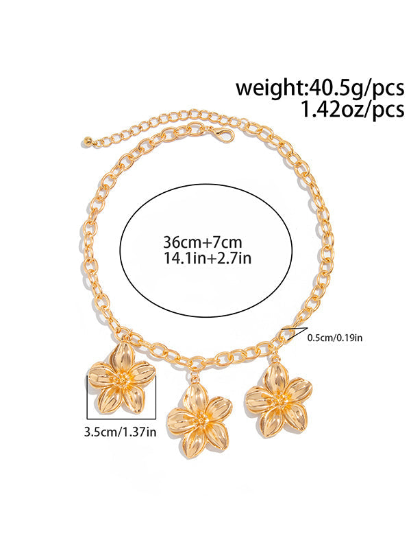 Flower Shape Necklaces Accessories