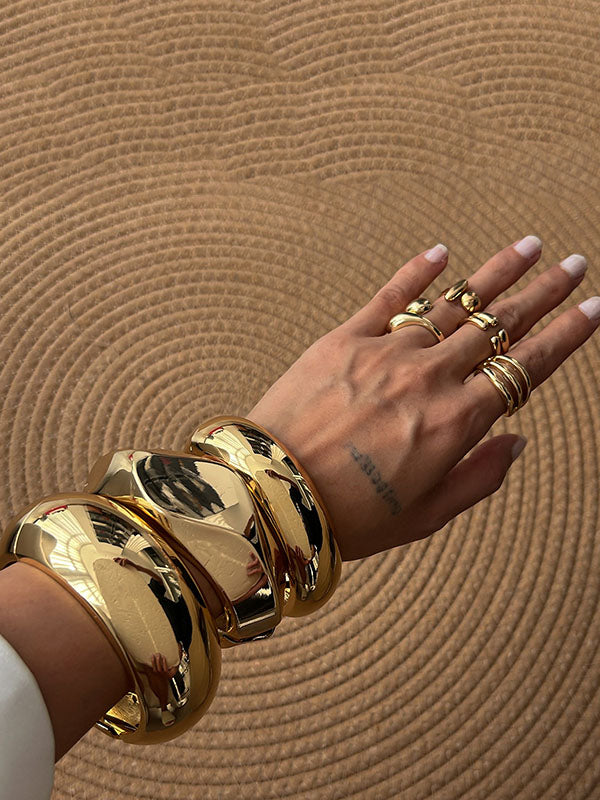 Geometric Solid Color Bracelet Accessories