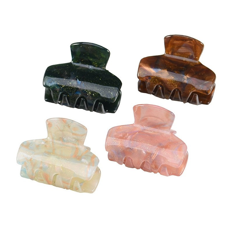 Glitter Acrylic Elegant Hair Claw Clip