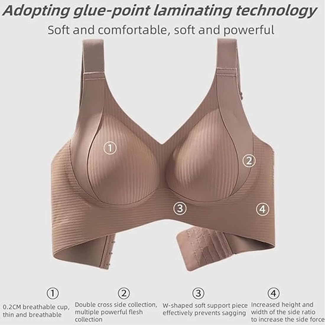 ElevateEase Wireless Bra + Experience Unrivaled Lift & Liberating Comfort - 1+2 FREE