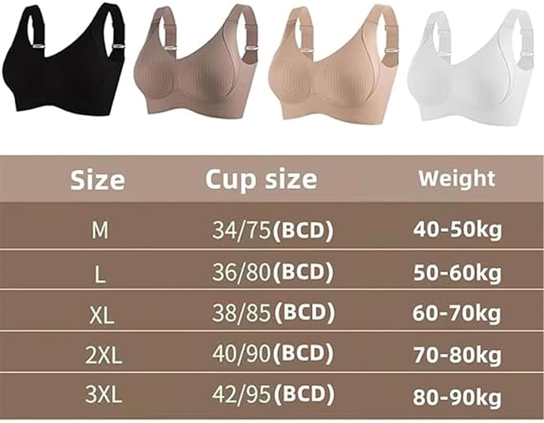 ElevateEase Wireless Bra + Experience Unrivaled Lift & Liberating Comfort - 1+2 FREE