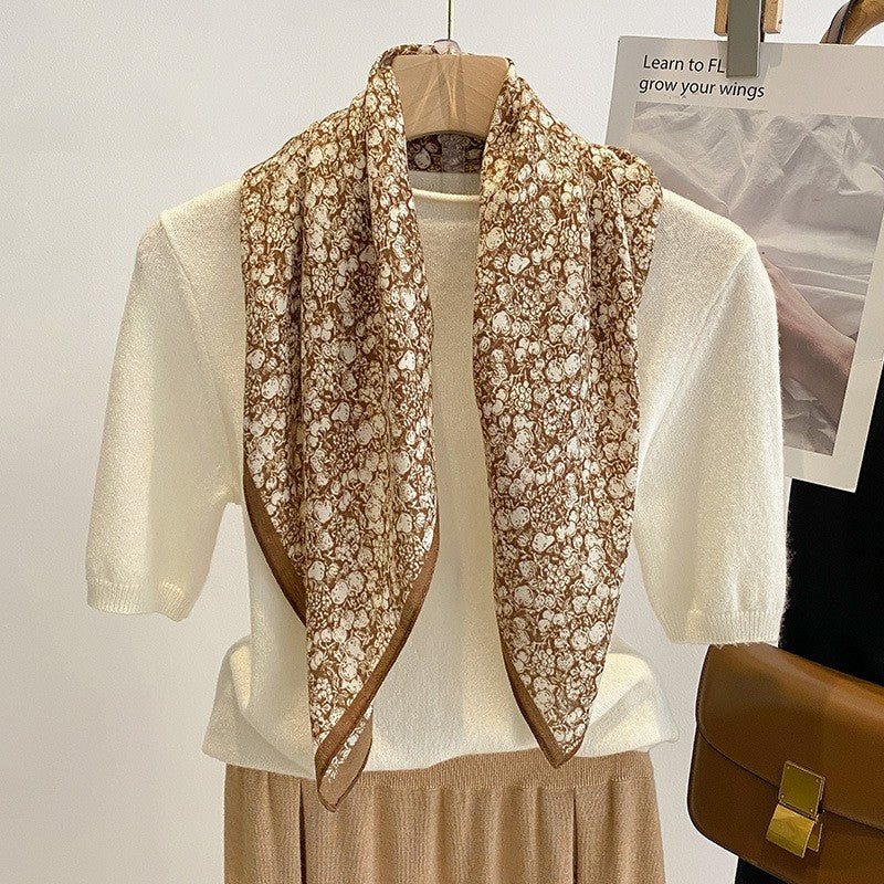 Fashion Square  Print  Scarf