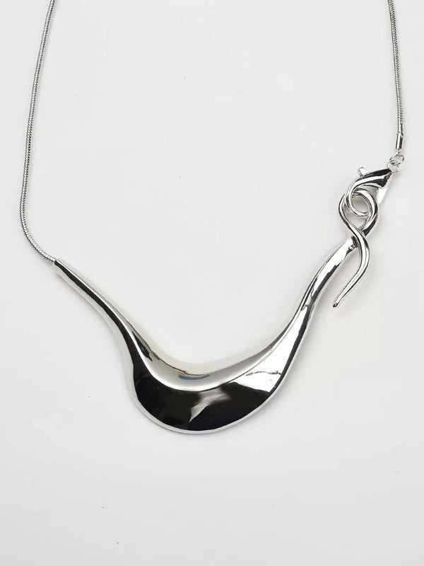 Chains Geometric Solid Color Necklaces Accessories