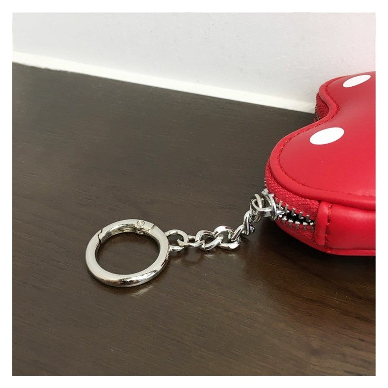 Cute Polka Dot Heart Coin Purse