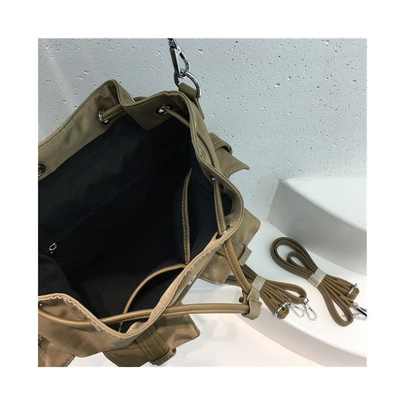 Nylon Multi Pocket Lightweight Backpack