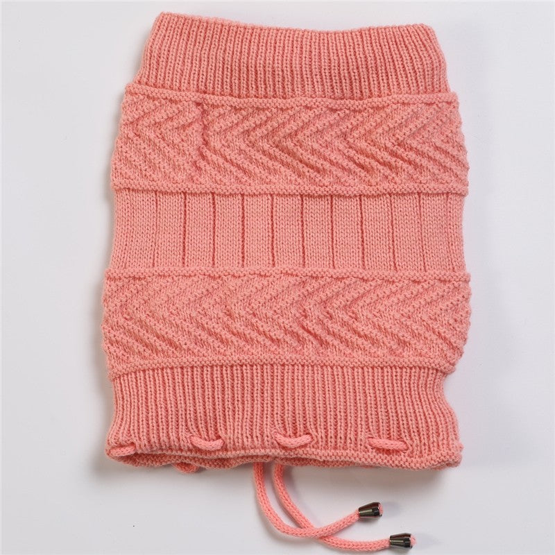 Dual Purpose Knitted Neck Warmer Beanie