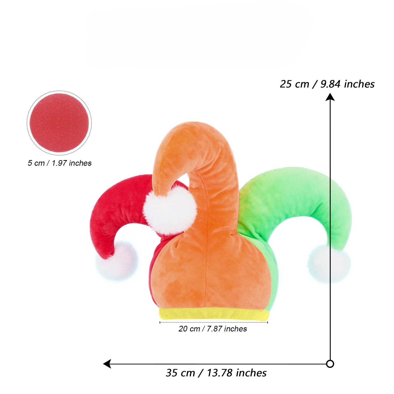 Halloween Carnival Clown Costume Set
