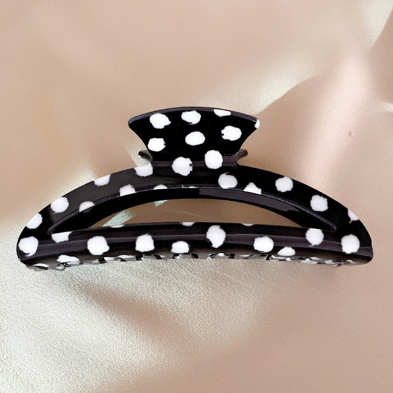 Fashion Checkerboard Houndstooth Hair Claw Clip