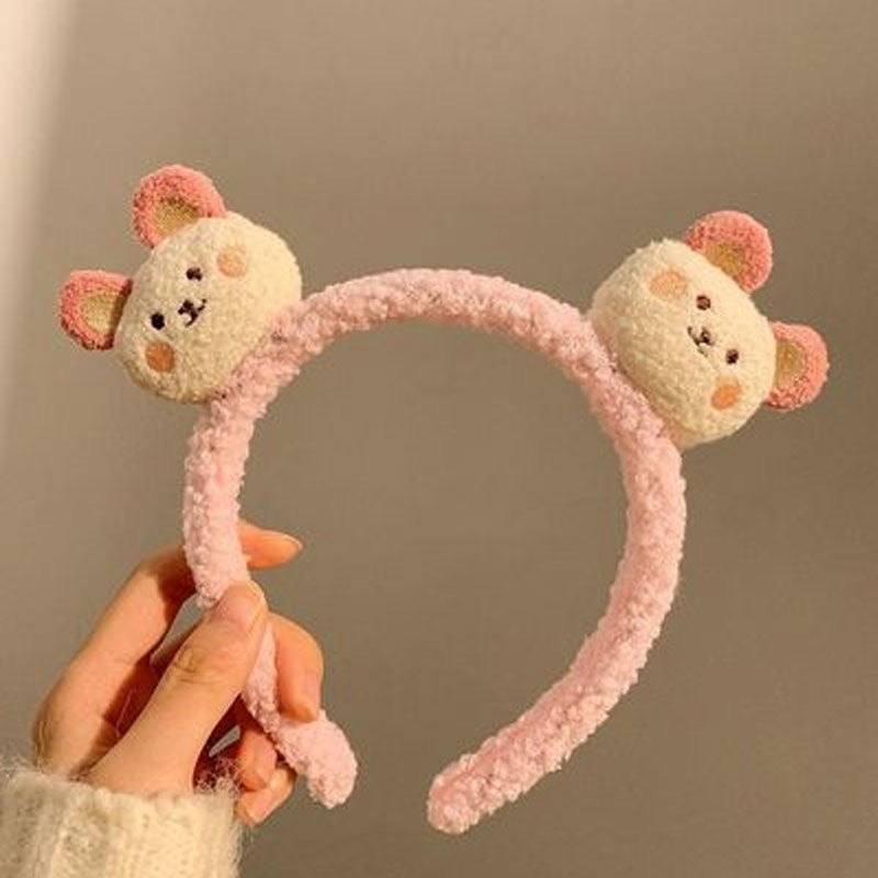 Funny Cute Cartoon Homewear Face Wash Headband Hair Band