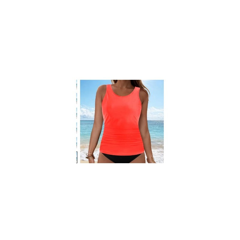Solid Color Bikini Top For Beach And Hot Spring